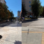 У Франківську майже закінчили оновлення ділянки вулиці Мельника: що встигли зробити