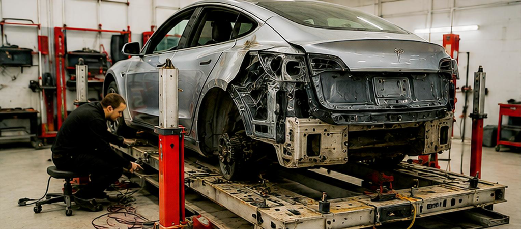 Оцінка ремонту Tesla після ДТП
