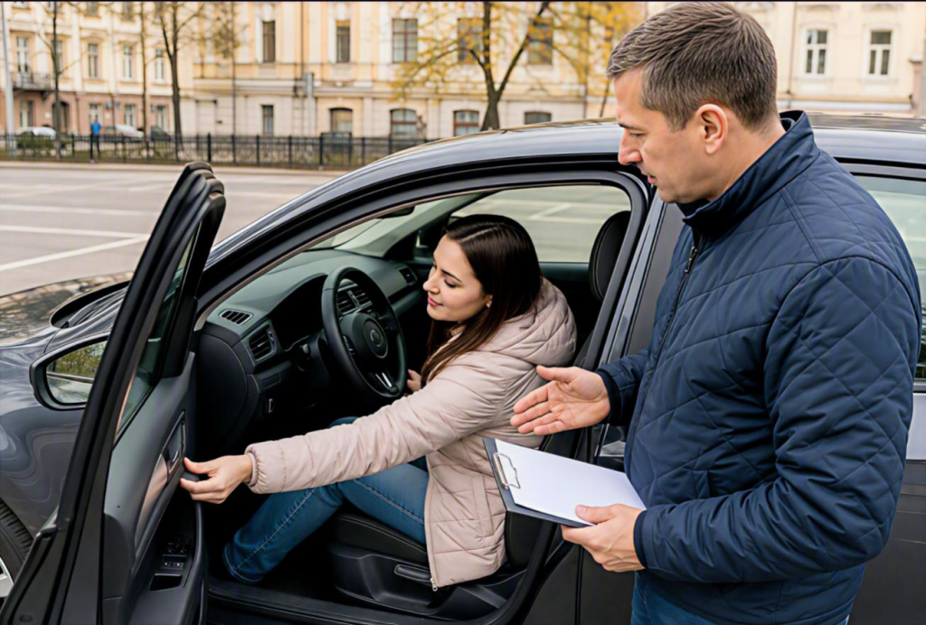 Перша практика за кермом