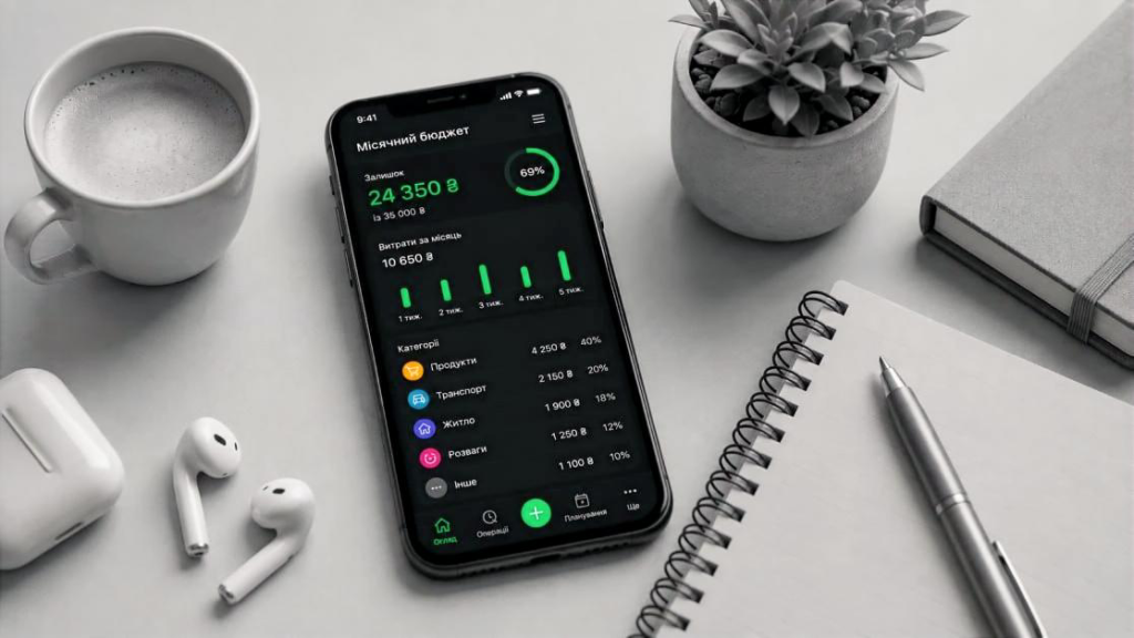Фінансовий контроль у смартфоні: переваги мобільних застосунків для бюджету