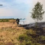 У Рожнятівській громаді понад 5 годин ліквідовували пожежу на полі