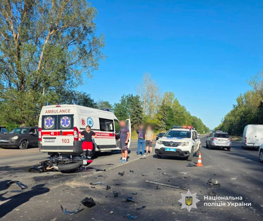 У Івано-Франківську в ДТП загинув 40-річний байкер