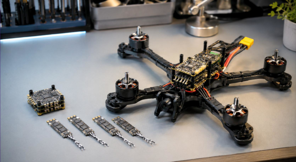 FPV-дрон з ESC різних форматів