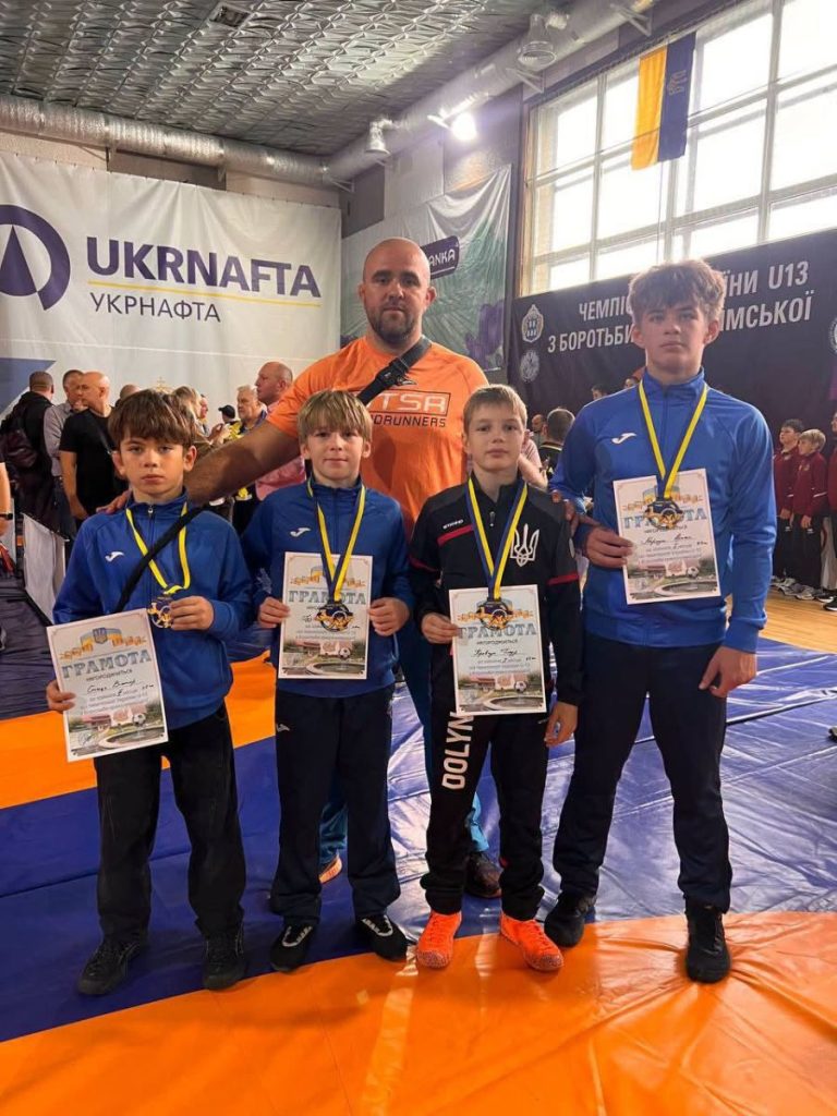 Юні борці з Калуша здобули чотири перемоги на чемпіонаті України U13