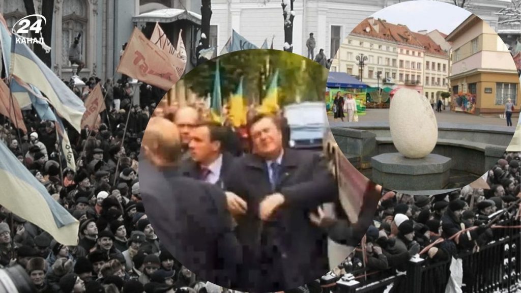 Як куряче яйце збило Януковича з ніг