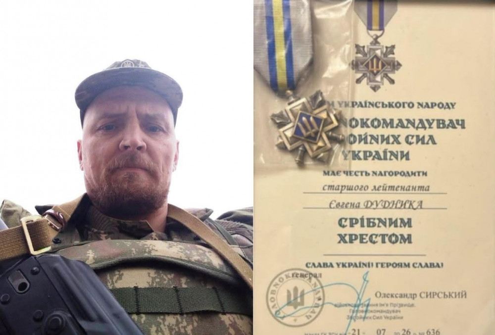Воїна з Тлумача відзначили «Срібним хрестом» Головнокомандувача Збройних Сил України