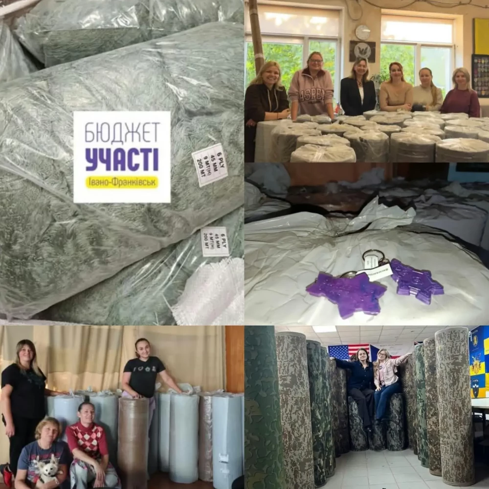 «Танк не змайструємо, але сітки плести вміємо»: як у Франківську допомагають волонтерам для ЗСУ