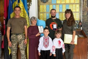 Військовий з Калуша Андрій Біник нагороджений нагрудним знаком «За незламність»