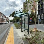 В Івано-Франківську облаштували зупинку для автобусів за рахунок будівельної фірми