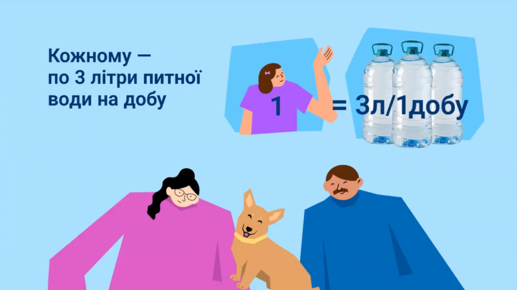 Івано-Франківська регіональна державна адміністрація – зберігайте вдома запас води на три дні