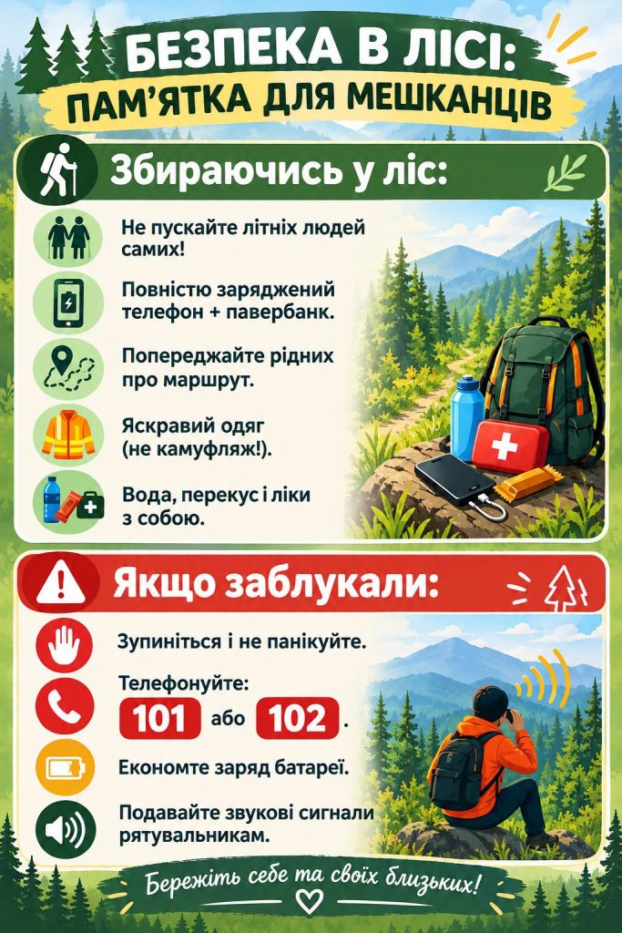 Безпека в лісі: правила, що врятують життя