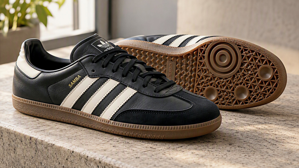 Матеріали та підошва кросівок adidas Samba