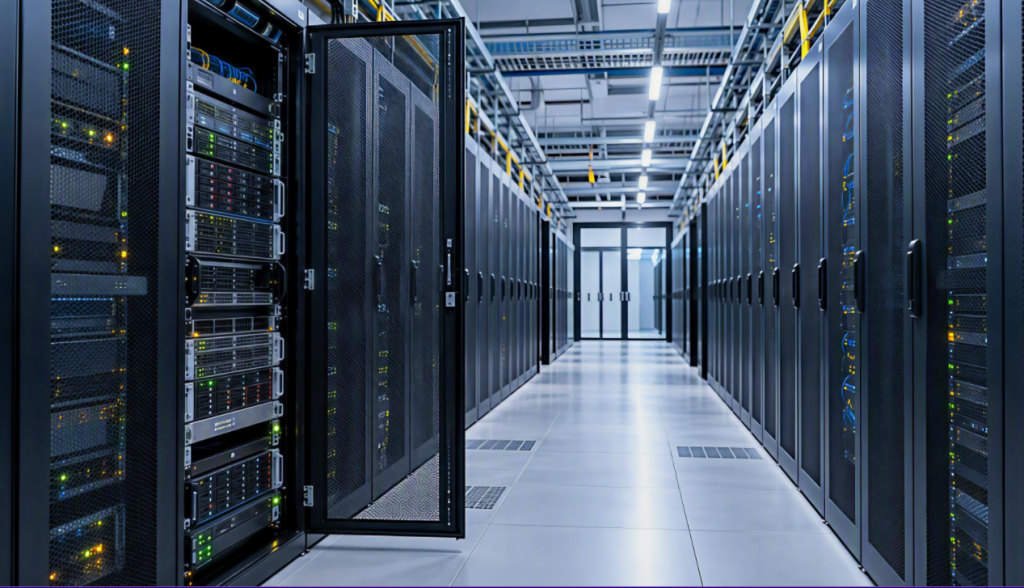 Серверна інфраструктура VPS у датацентрі