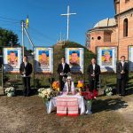 У Новиці провели освячення пам’ятних банерів на честь п’яти загиблих Героїв