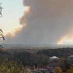 Пожежа у Сваричеві спричинила дим над Калушем і Голиною: повертається торф’яний кошмар