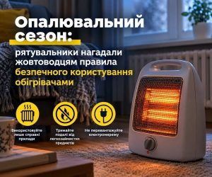 З початком холодів спостерігається збільшення навантаження на електромережу, що супроводжується підвищенням ризиків