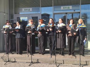 Мистецько-патріотична програма в центрі Івано-Франківська