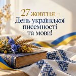 27 жовтня — День української писемності та мови! Українська мова — це вираження думок іншими словами