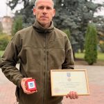 Нагорода Юрія Батицька за поранення у Бурштині