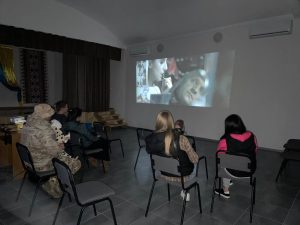 Показ фільму «Поводир» у Будинку культури села Добровляни