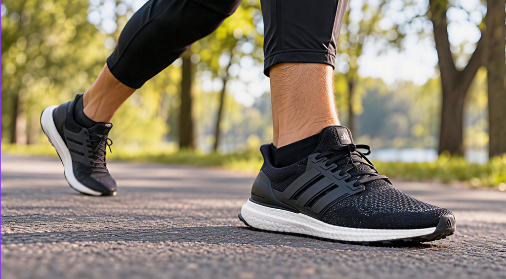 Бігові кросівки adidas Ultraboost у русі