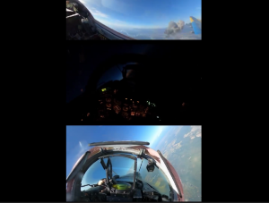 У франківській бригаді продемонстрували бойові дії пілота, що ліквідував три реактивні безпілотники