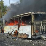 Росіяни атакували рейсові автобуси в Краматорську загинуло 30 осіб поранено 18